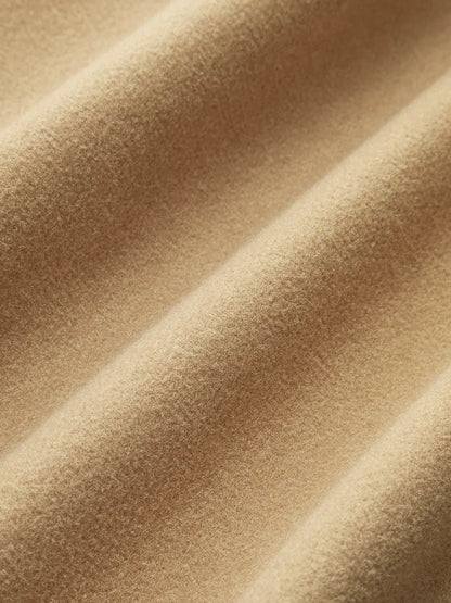 Minimalist Style Wool Long Coat