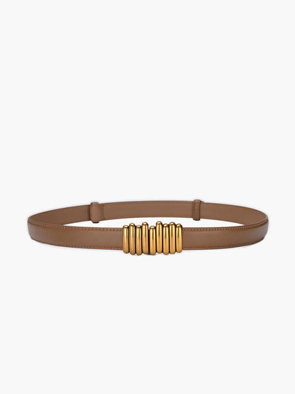 Vintage Design Faux Leather Belt