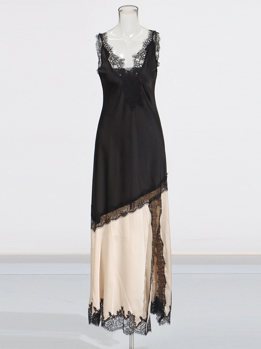 Romantic Black Chiffon Gown For Special Events