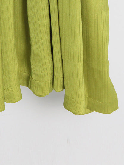 High Waisted Loose Belted Solid Color Boat Neck Midi Dresses