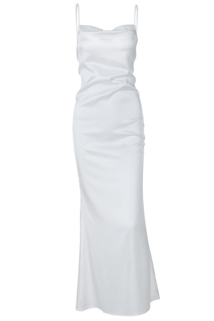Back Lace Up Bodycon Cami Dress