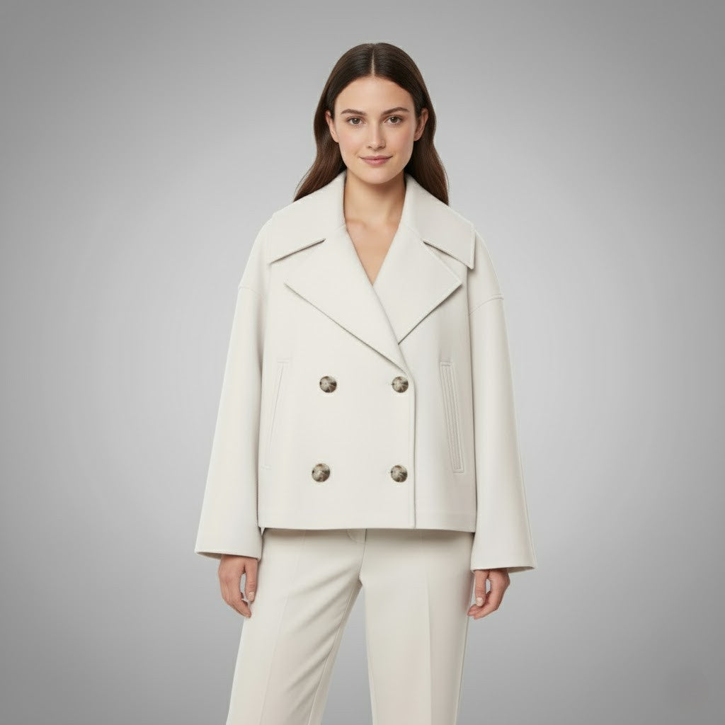 | Classic Double Button Short Jacket