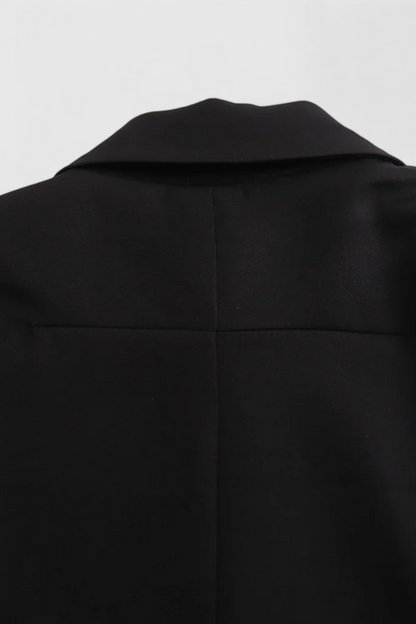Cropped Utility Jacket | Turn-Down Collar, Flap Pockets