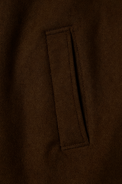 Long Double-Breasted Coat | Belted Waist | Relaxed Fit