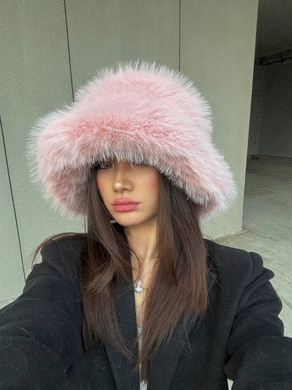 Bryley Faux Fur Bucket Hat