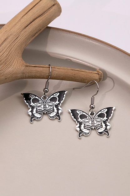Butterfly Skull Earrings