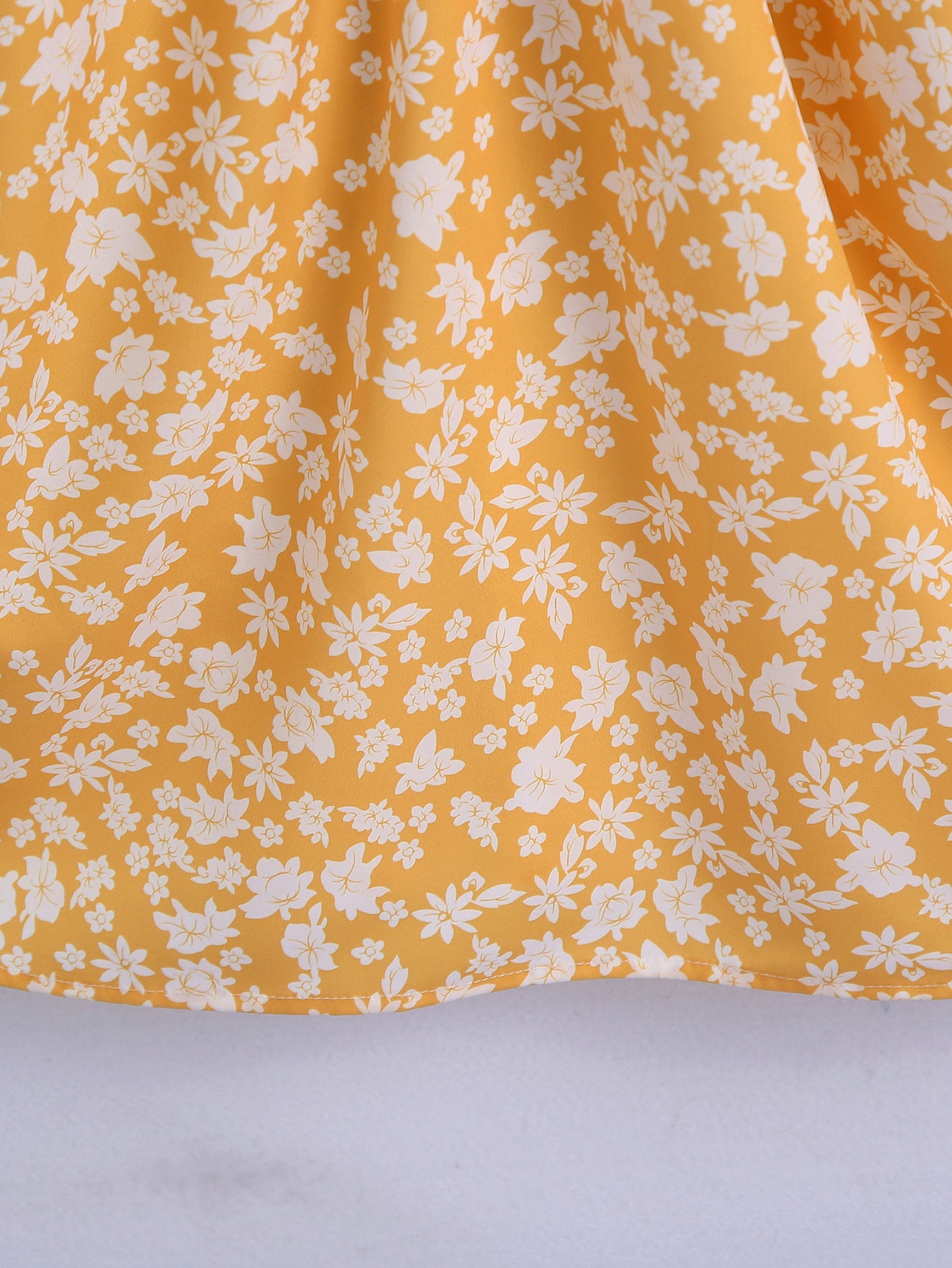 Spring Floral Halter Elastic Sleeveless Mini Dress