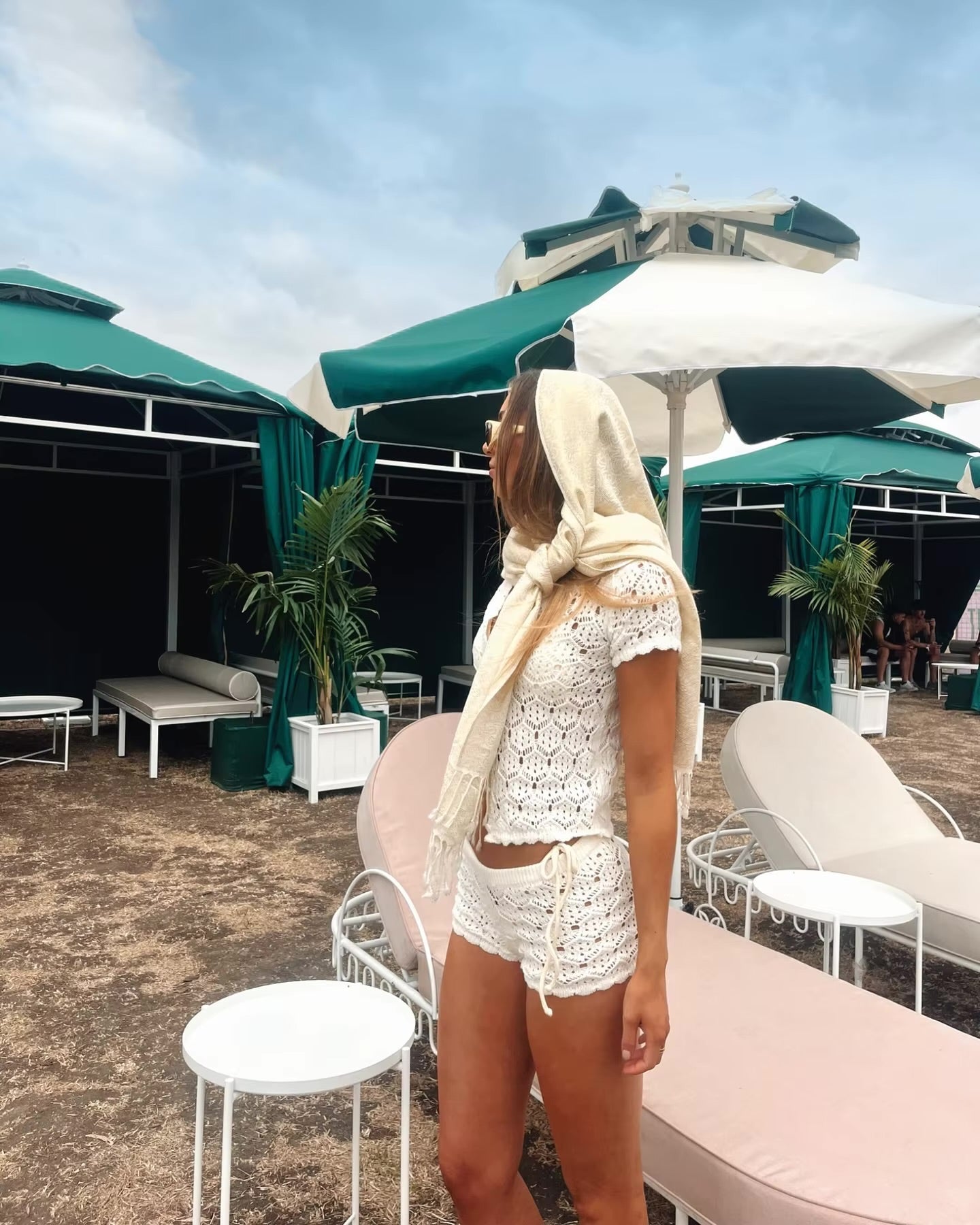 The Mia — Crochet Beach Set with Shorts