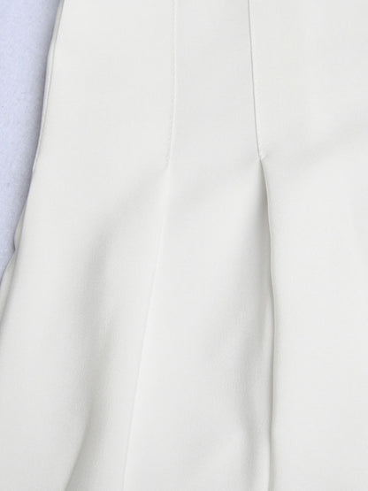 Dresses Shirt Dresses Midi Dress White Turndown Collar Long Sleeves