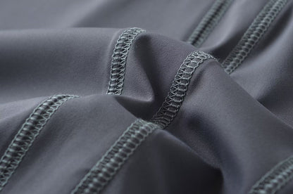 Dark Gray – Slim Fit Waist-Cinching Mini Dress