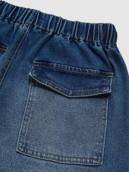 Loose Pleated Jeans