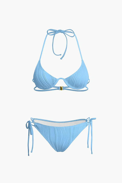 | Ruched bikini set