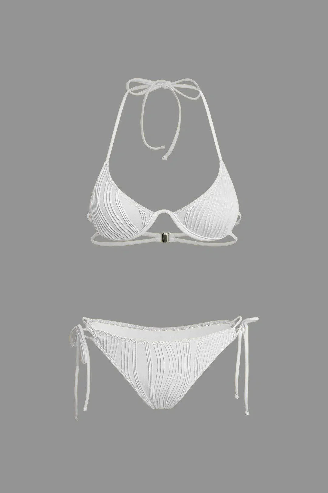 | Ruched bikini set