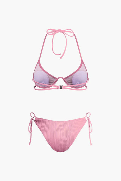 | Ruched bikini set