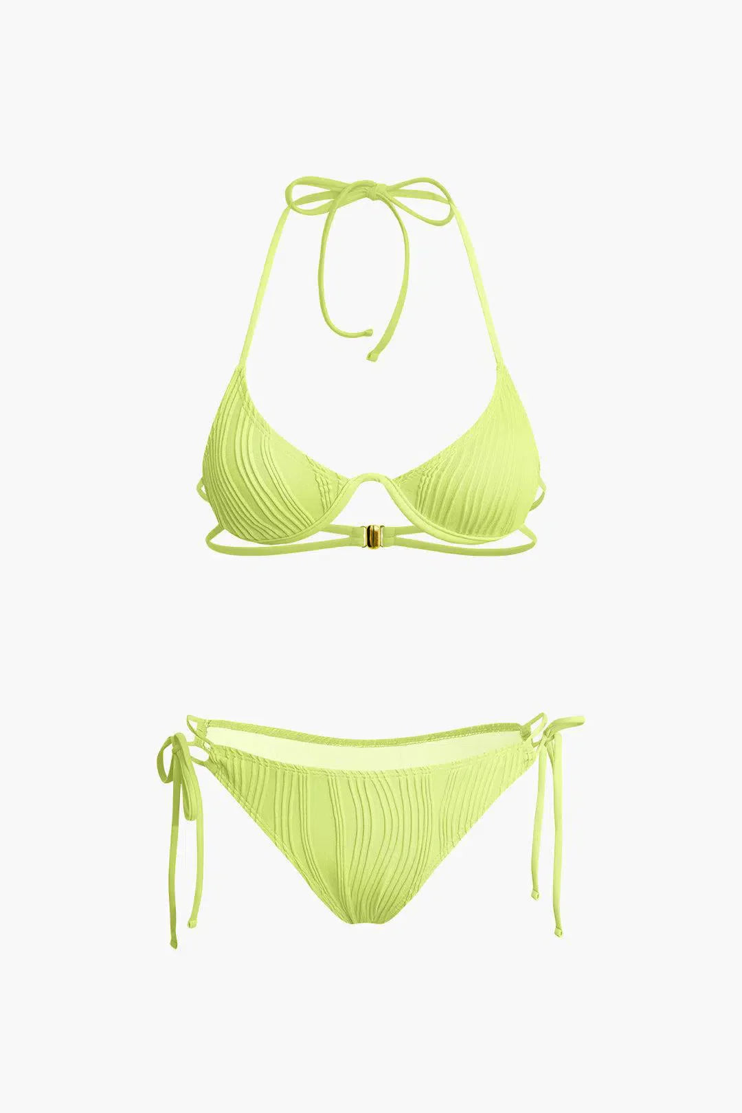 | Ruched bikini set