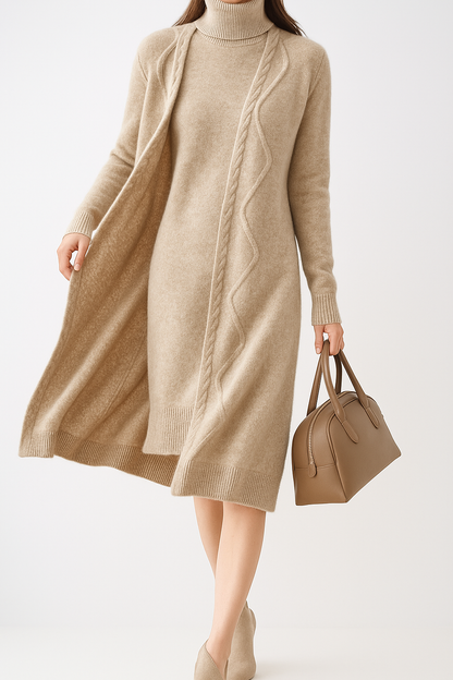 | Cable-Knit Cardigan