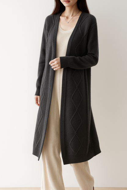 | Cable-Knit Cardigan