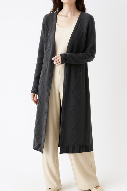| Cable-Knit Cardigan