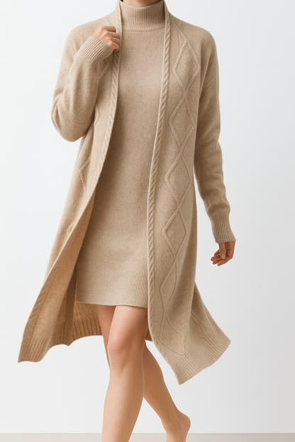 | Cable-Knit Cardigan