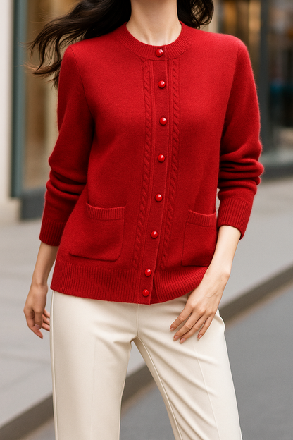 | Pearl Trim Cardigan