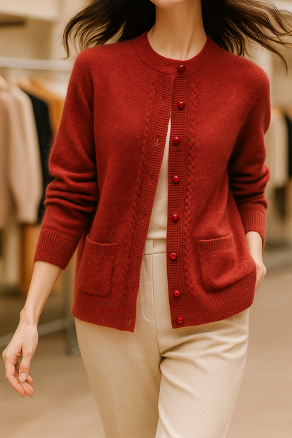 | Pearl Trim Cardigan