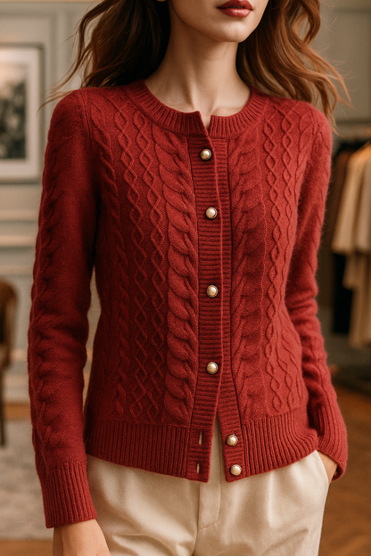 | Pearl Button Cardigan