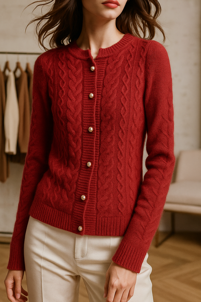 | Pearl Button Cardigan