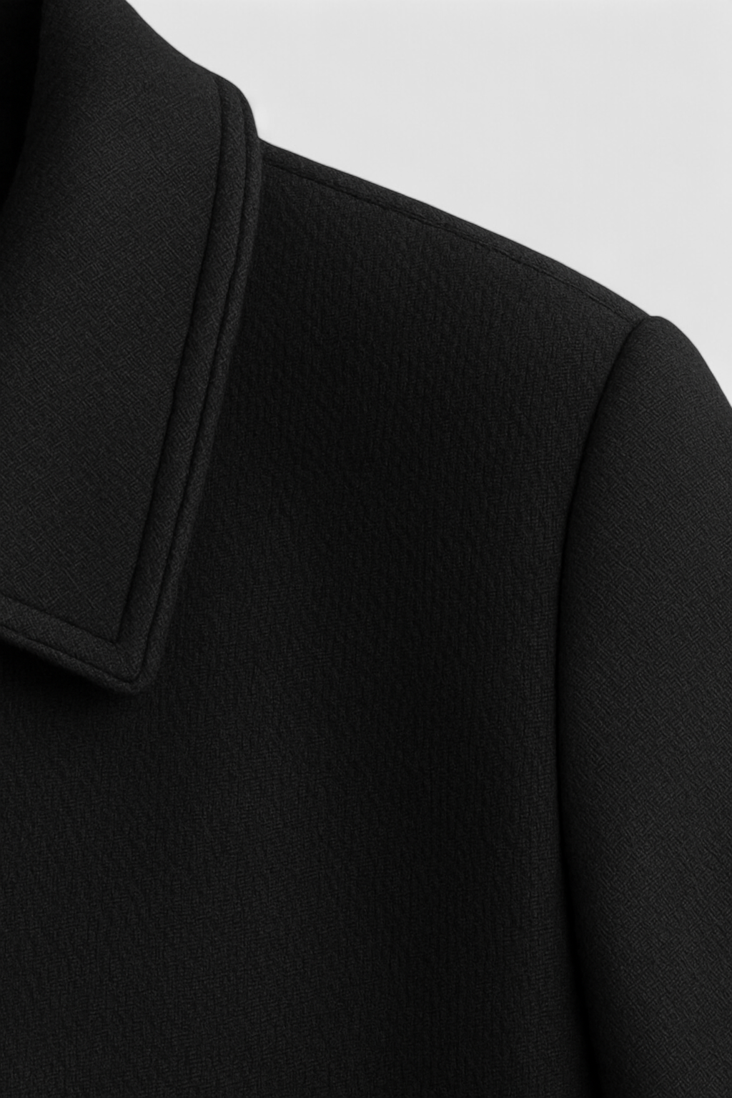 Metal-Button Pocket Jacket | Turn-Down Collar, Regular Fit