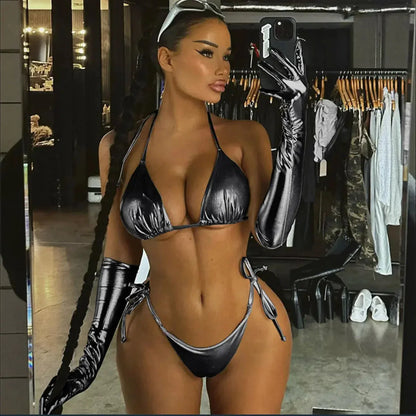 | Reflective bikini set