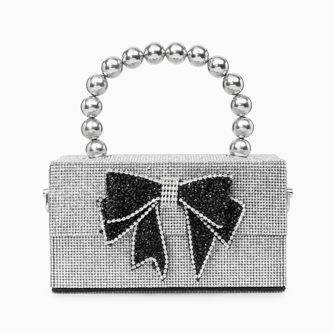 Celia Pearl Chain Bow Bag