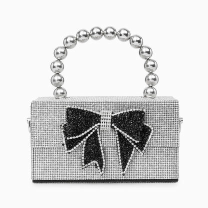Celia Pearl Chain Bow Bag