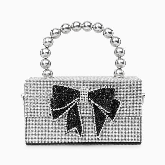 Celia Pearl Chain Bow Bag