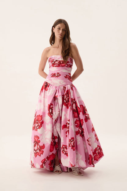 | Floral Print Maxi Dress