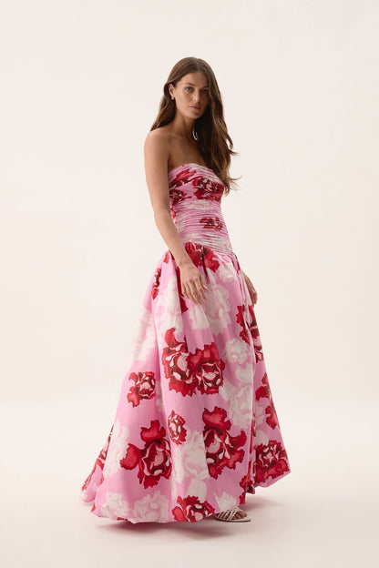| Floral Print Maxi Dress