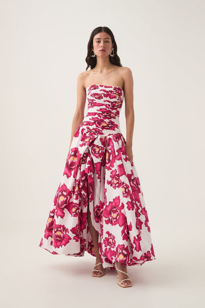 | Floral Print Maxi Dress