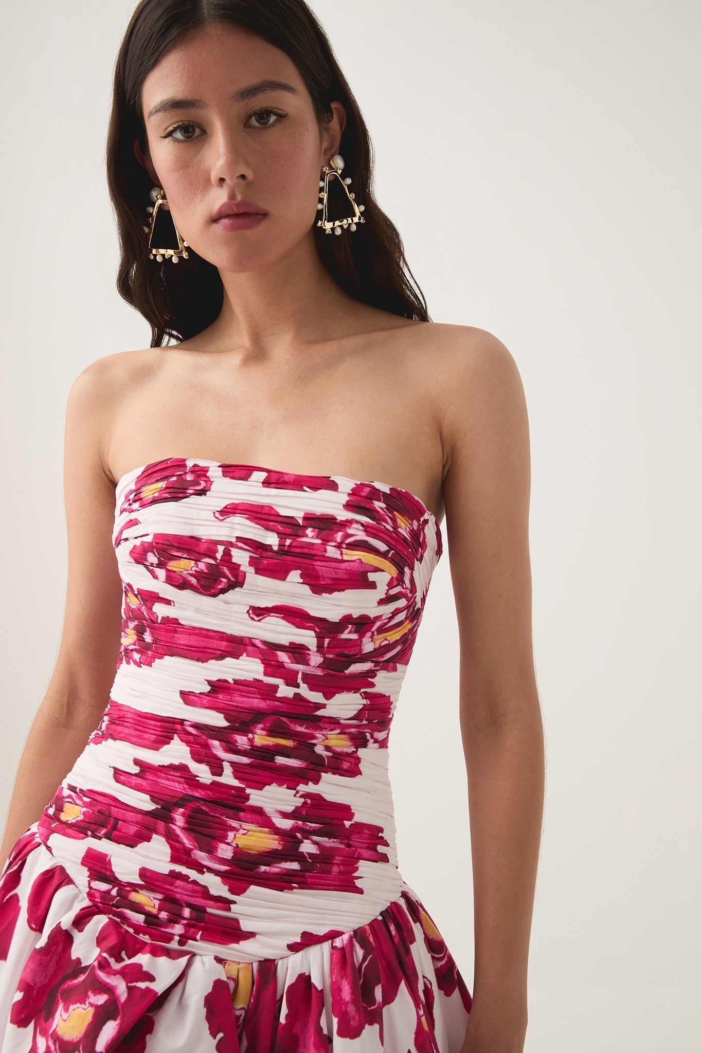 | Floral Print Maxi Dress