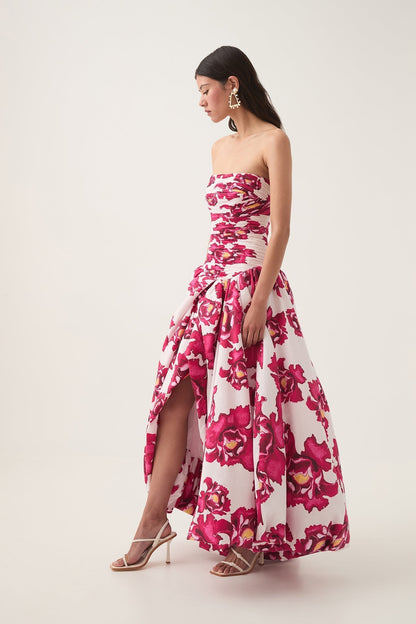 | Floral Print Maxi Dress