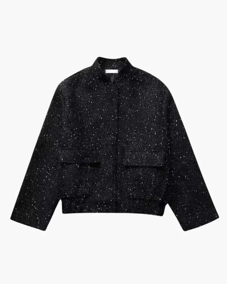 | Sequin Cropped Jacket