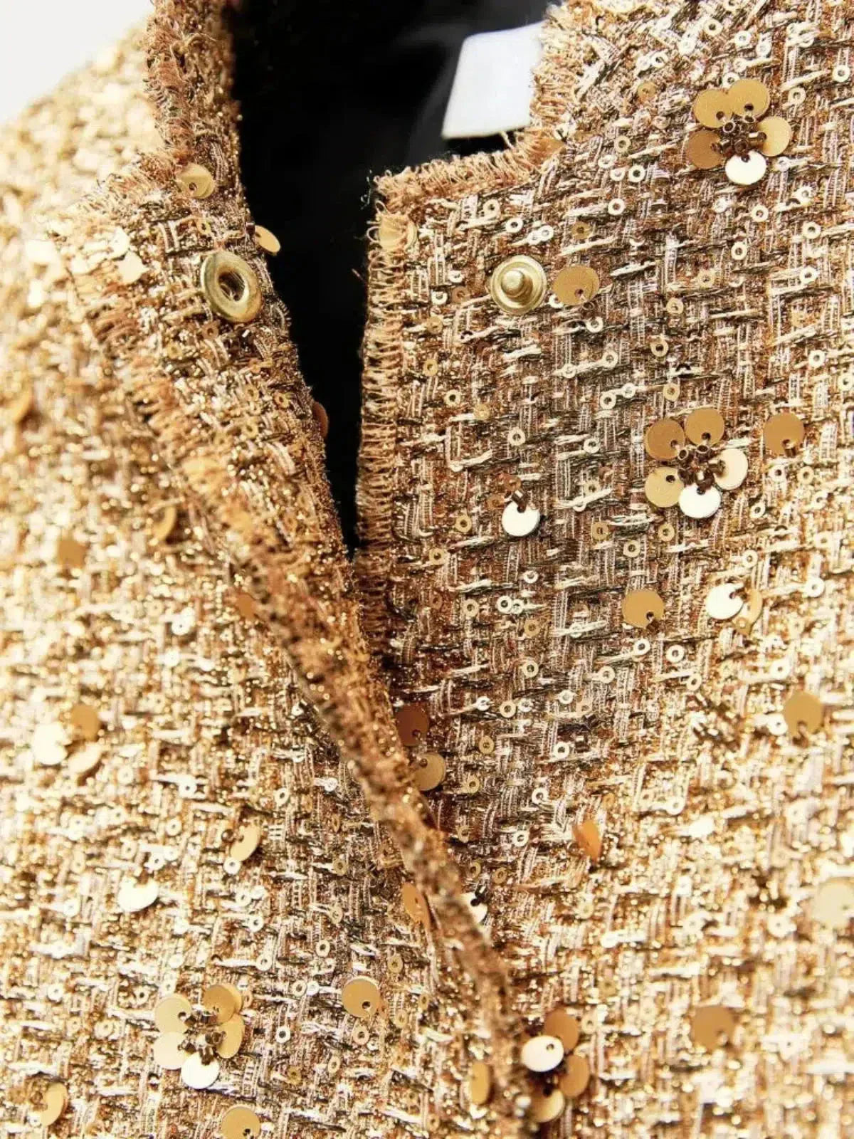 | Sequin Cropped Jacket