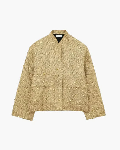 | Sequin Cropped Jacket