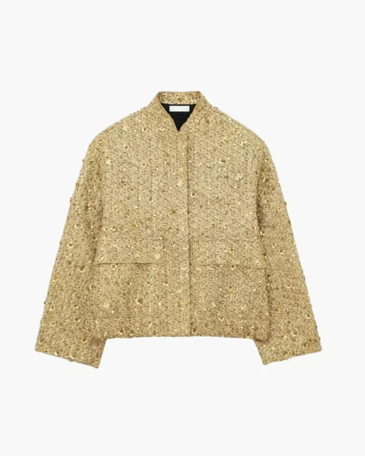 | Sequin Cropped Jacket