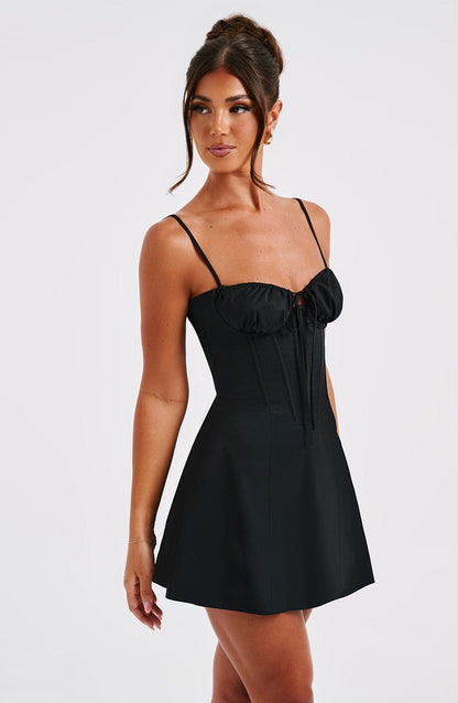 | Corset Fit Mini Dress