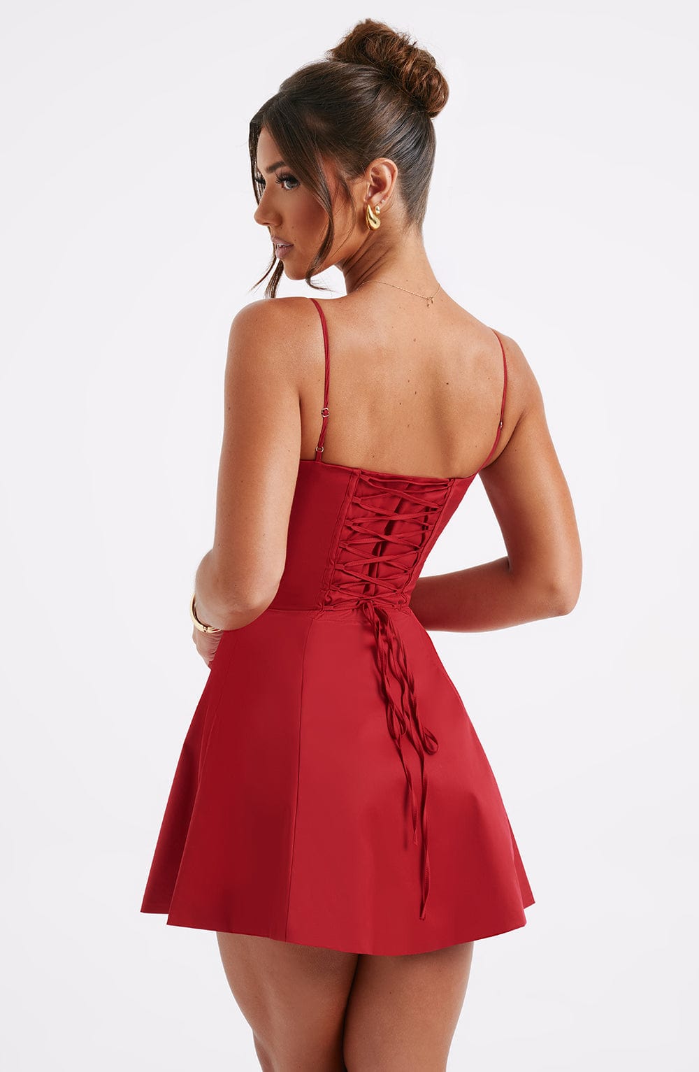 | Corset Fit Mini Dress