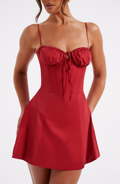 | Corset Fit Mini Dress