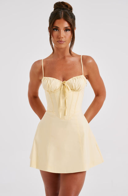 | Corset Fit Mini Dress