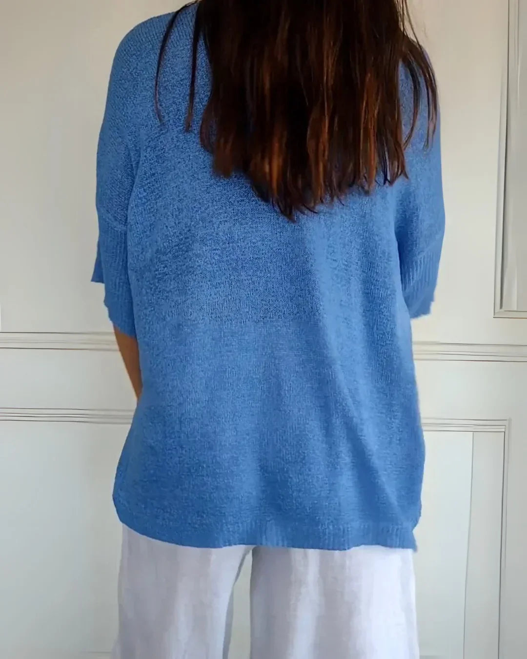 | Relaxed Fit V-Neck Tee