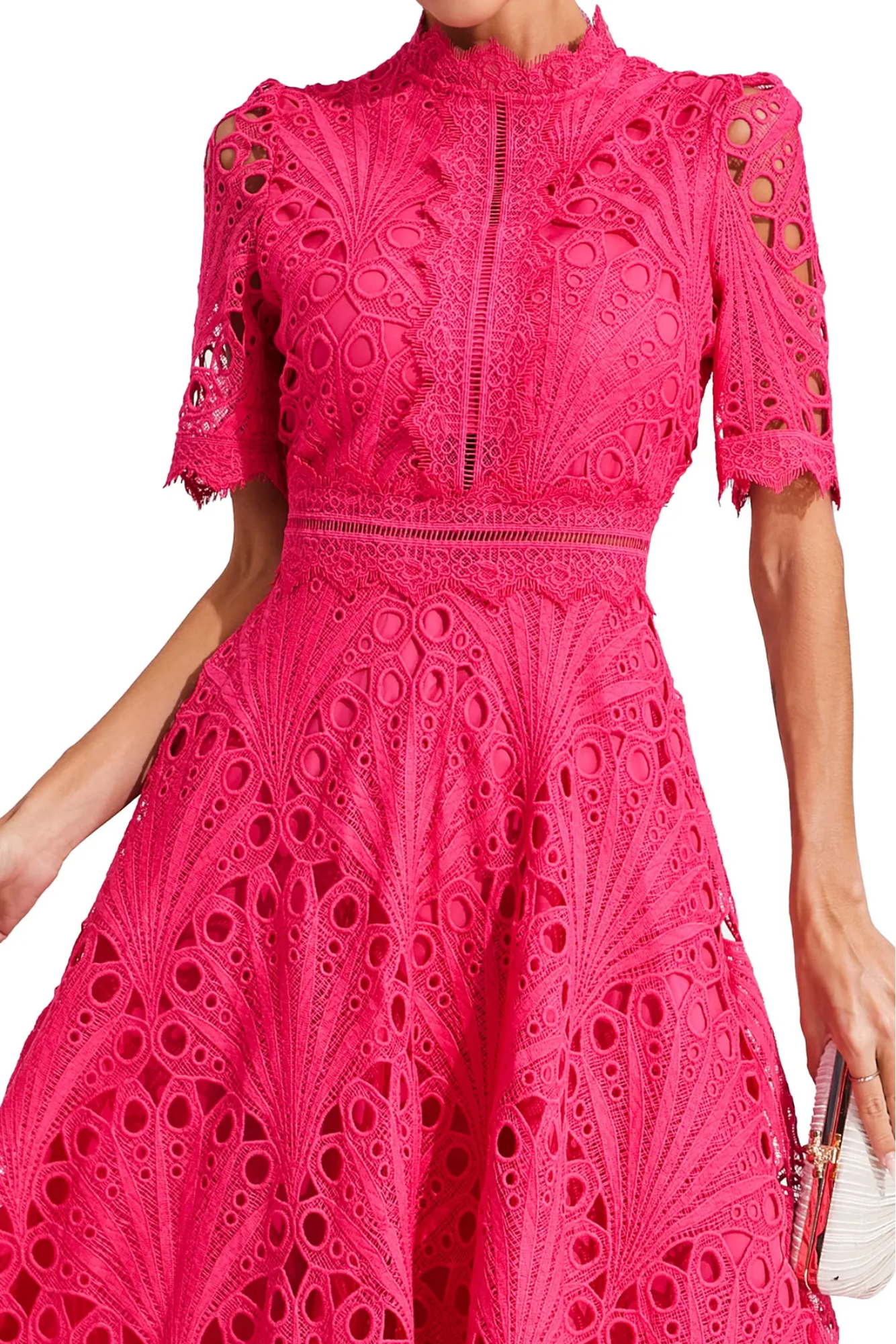 | Lace Midi Dress