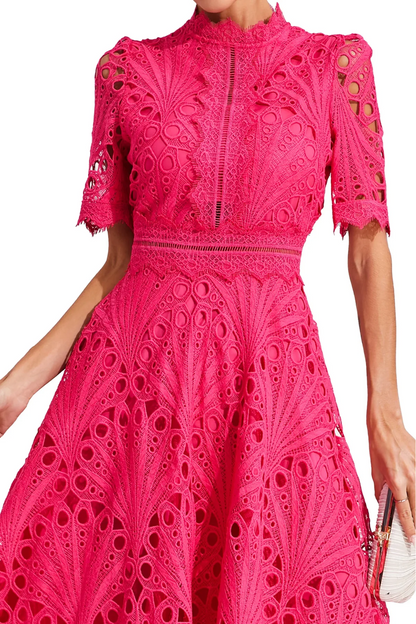 | Lace Midi Dress