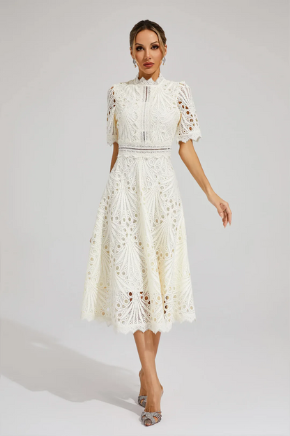 | Lace Midi Dress