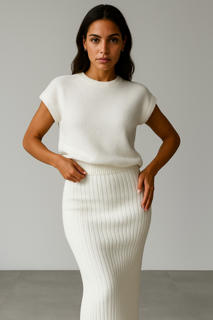| Rib Sleeveless Set
